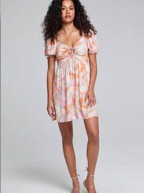 NWOT Anthropologie Saltwater Luxe Summer Mini Dress Size Small